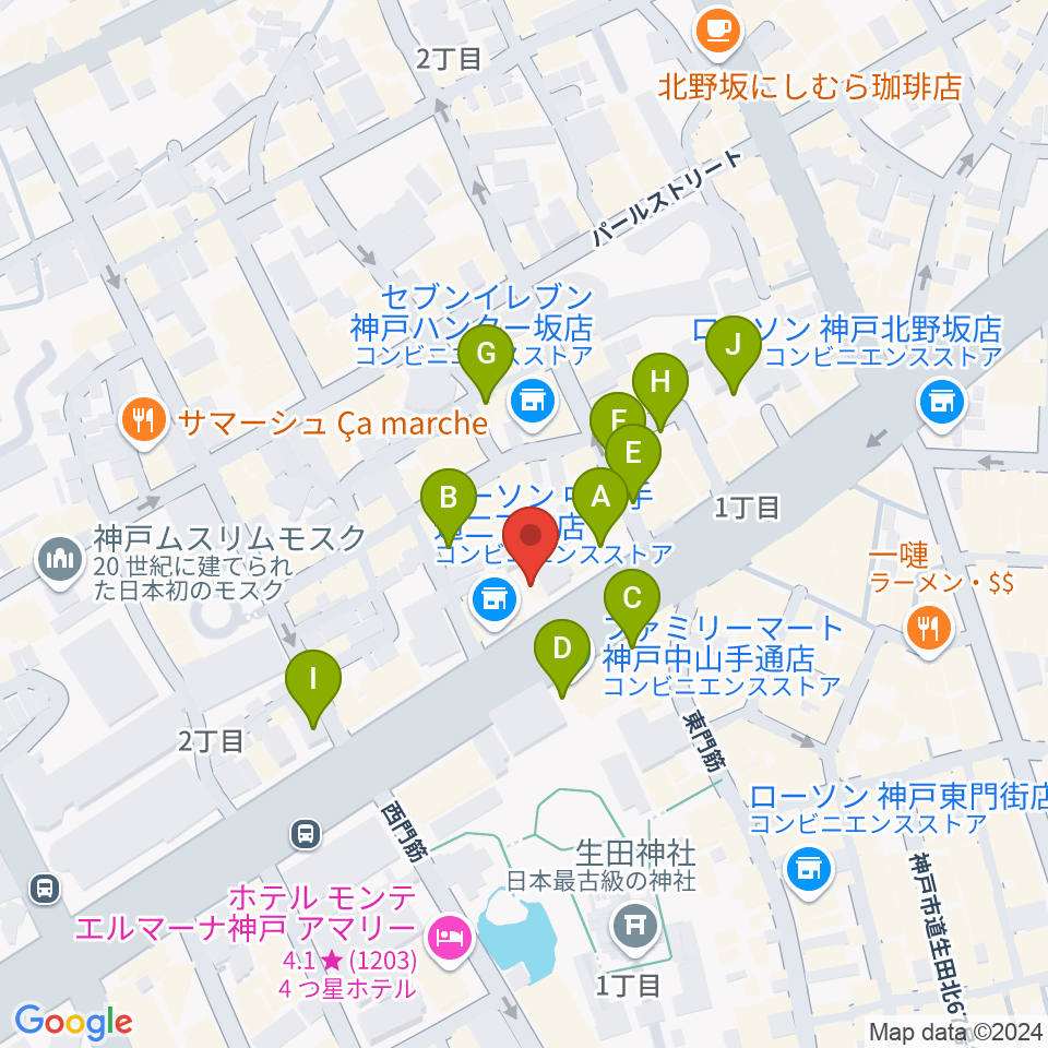 reggae bar JAMDUNG周辺の駐車場・コインパーキング一覧地図