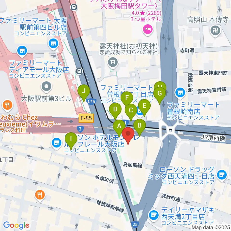 ザ・フェニックスホール周辺の駐車場・コインパーキング一覧地図