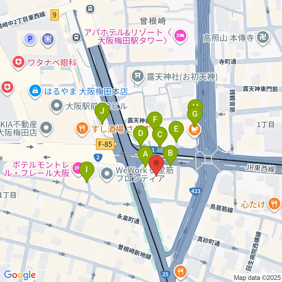 ザ・フェニックスホール周辺の駐車場・コインパーキング一覧地図