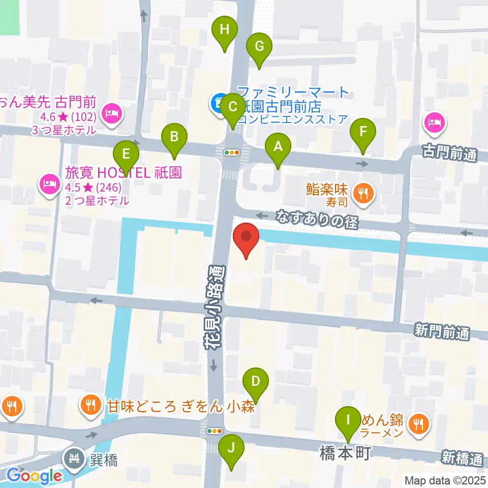 JAZZ LIVE CANDY周辺の駐車場・コインパーキング一覧地図