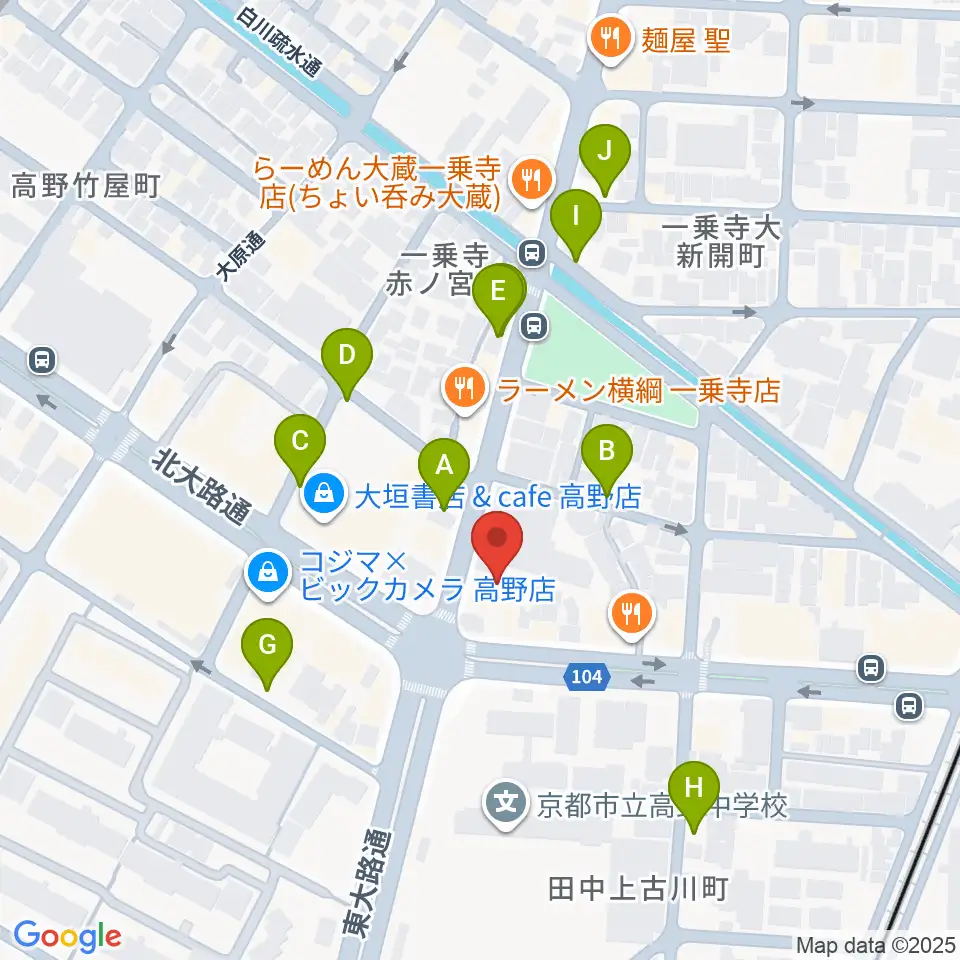 わからん屋II周辺の駐車場・コインパーキング一覧地図