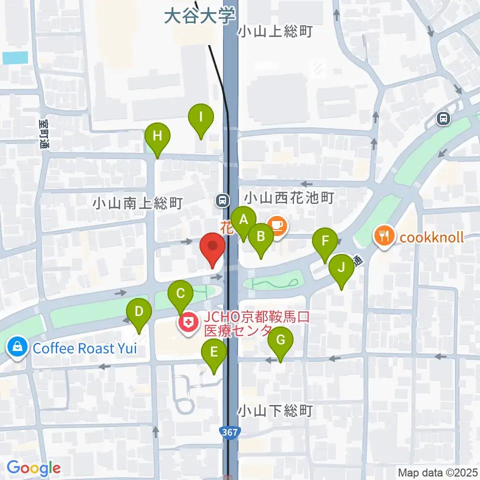 京都ケニーズ周辺の駐車場・コインパーキング一覧地図