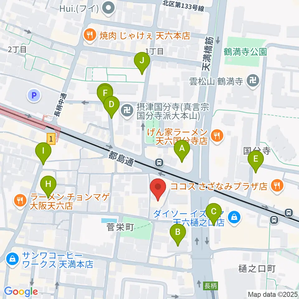 音太小屋周辺の駐車場・コインパーキング一覧地図