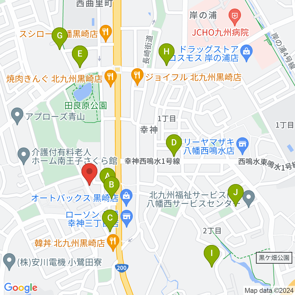 アビーロード幸神店周辺の駐車場・コインパーキング一覧地図