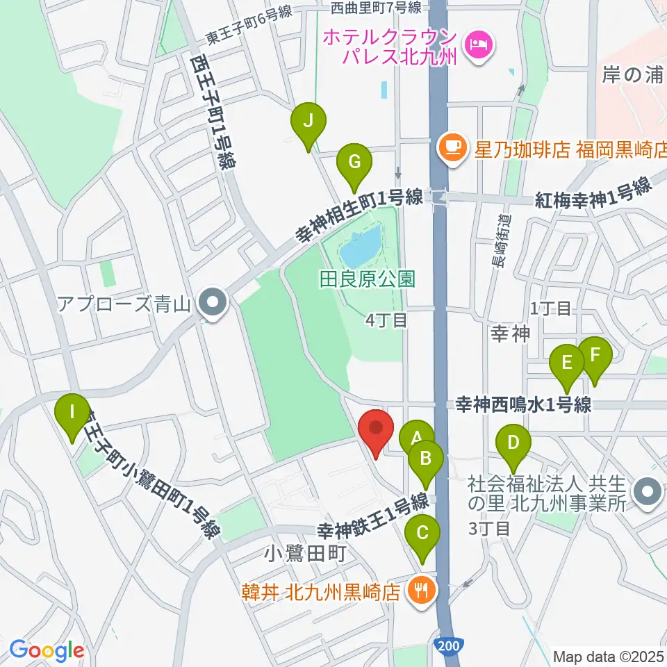 アビーロード幸神店周辺の駐車場・コインパーキング一覧地図