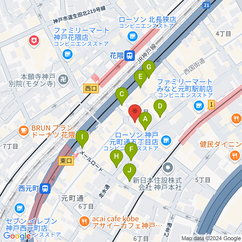 クラシックサロン・アマデウス周辺の駐車場・コインパーキング一覧地図