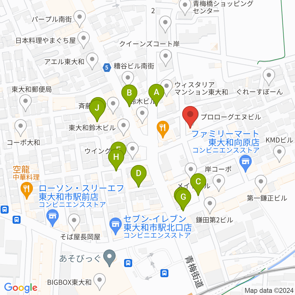 Cafebar COO周辺の駐車場・コインパーキング一覧地図