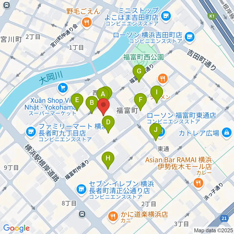 Jazz Club FAROUT周辺の駐車場・コインパーキング一覧地図