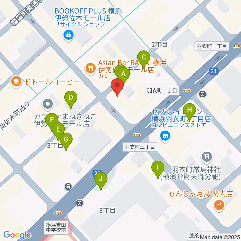 よいどれ伯爵周辺の駐車場・コインパーキング一覧地図