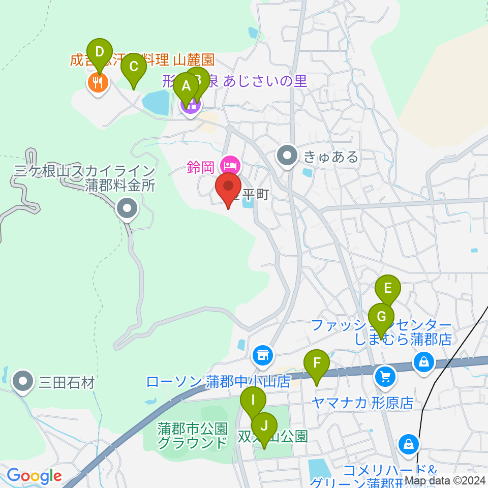 蒲郡ROSE COLOR周辺の駐車場・コインパーキング一覧地図