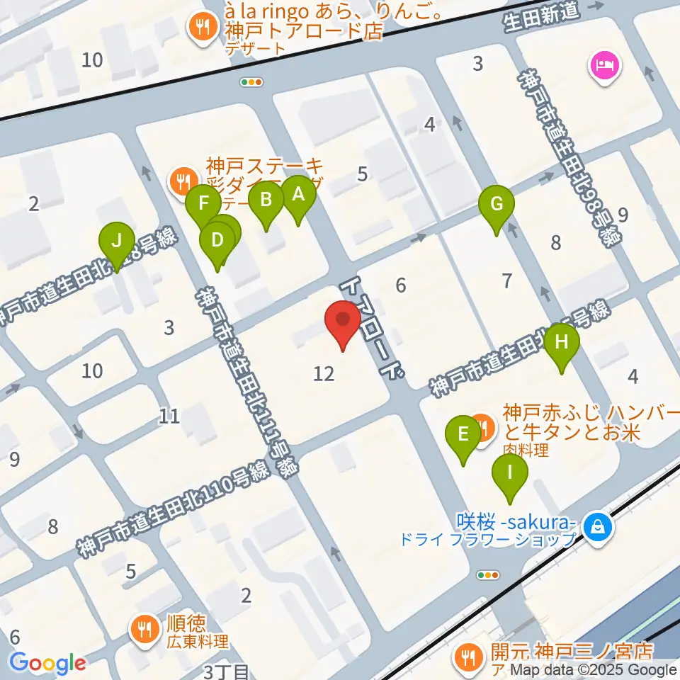MOKUBA'S TAVERN 木馬周辺の駐車場・コインパーキング一覧地図