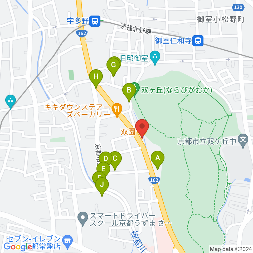 京都SOEN周辺の駐車場・コインパーキング一覧地図