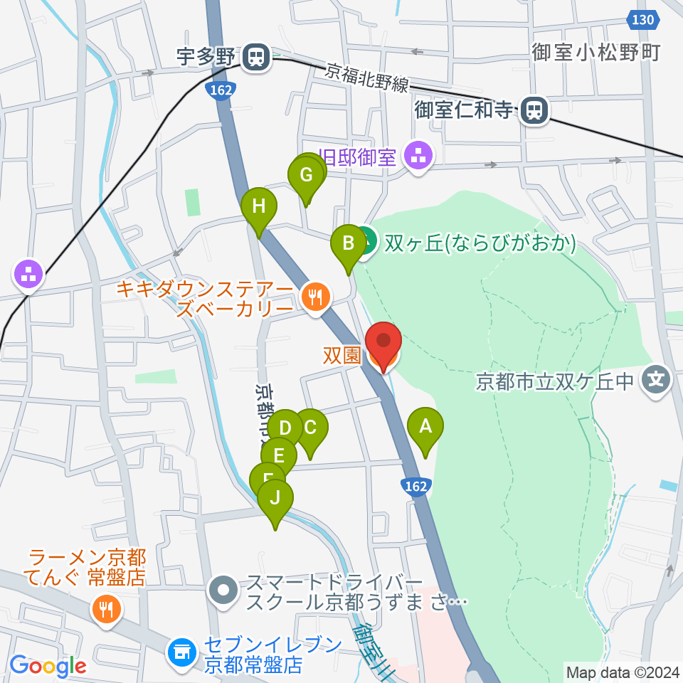 京都SOEN周辺の駐車場・コインパーキング一覧地図