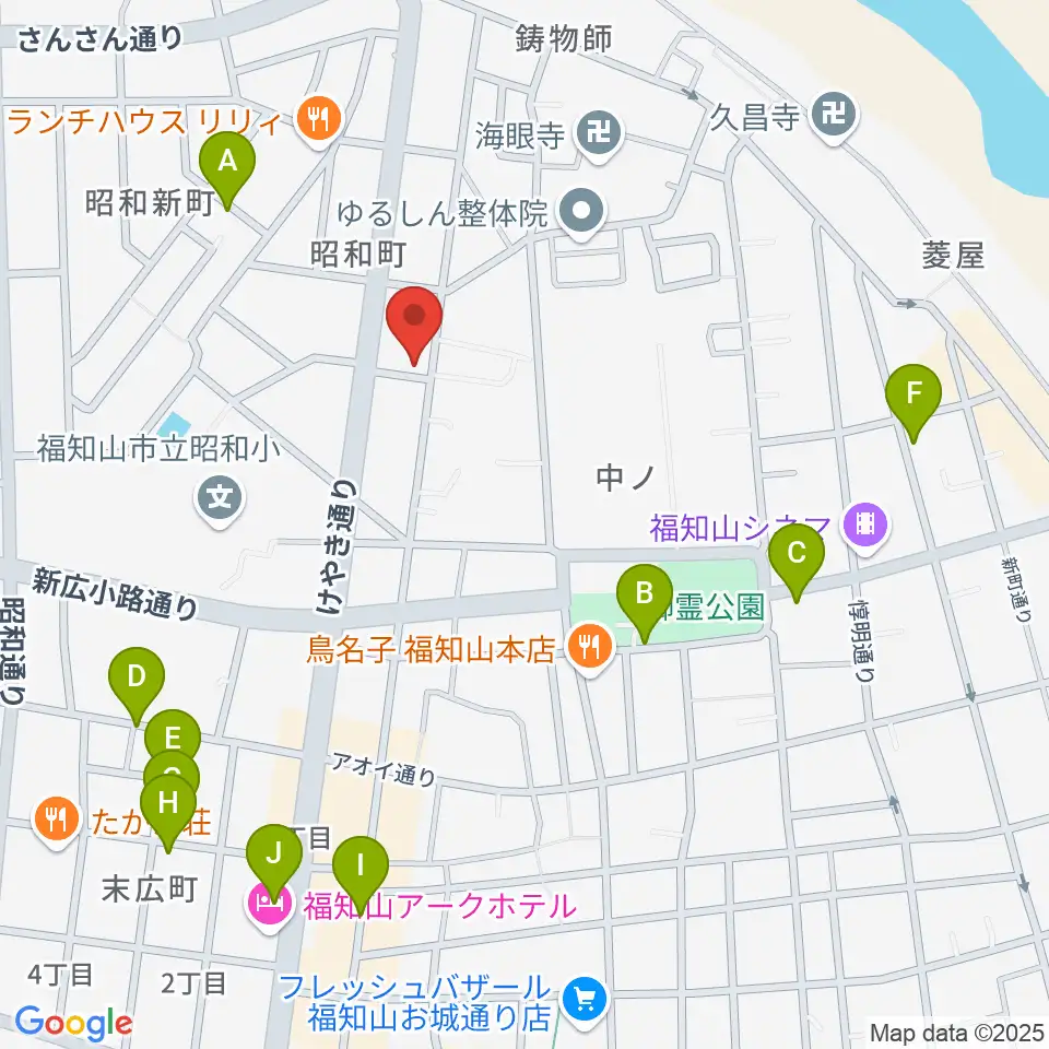福知山STUDIO FARM周辺の駐車場・コインパーキング一覧地図