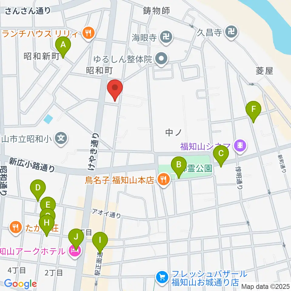 福知山STUDIO FARM周辺の駐車場・コインパーキング一覧地図