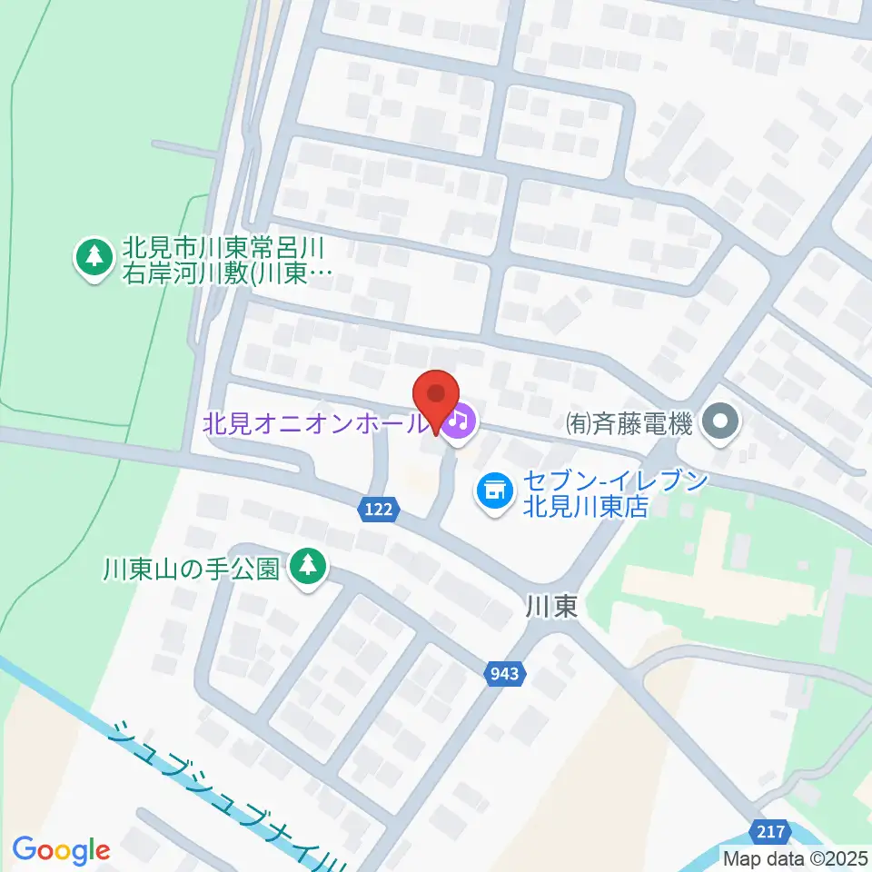 北見オニオンホール周辺の駐車場・コインパーキング一覧地図