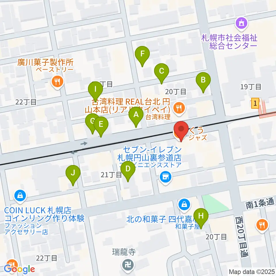 札幌くう COO周辺の駐車場・コインパーキング一覧地図
