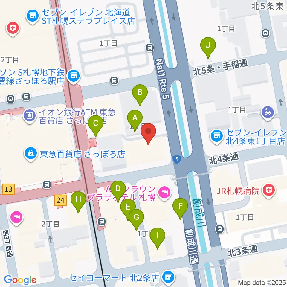 共済ホール周辺の駐車場・コインパーキング一覧地図