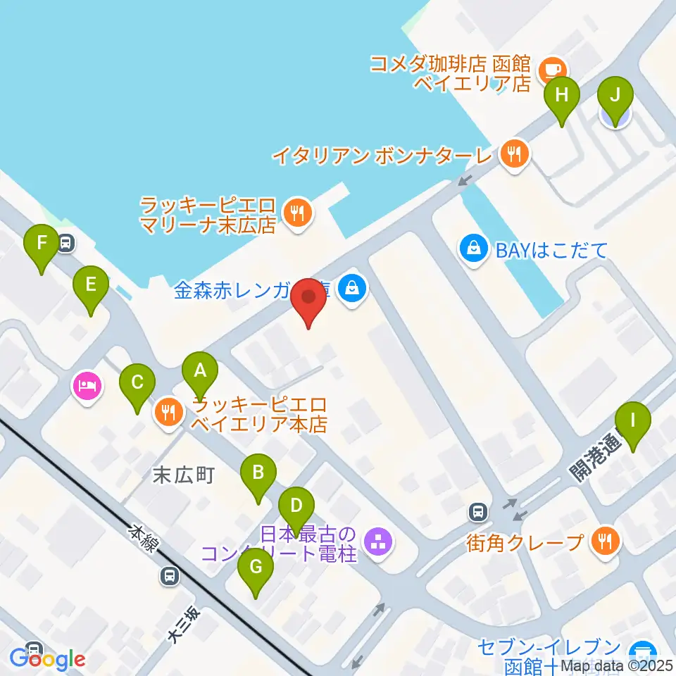 金森ホール周辺の駐車場・コインパーキング一覧地図