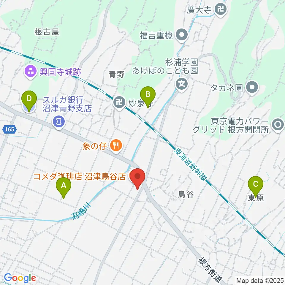 MUSIC LA FESTA周辺の駐車場・コインパーキング一覧地図