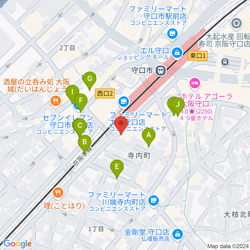 studio HEMP周辺の駐車場・コインパーキング一覧地図