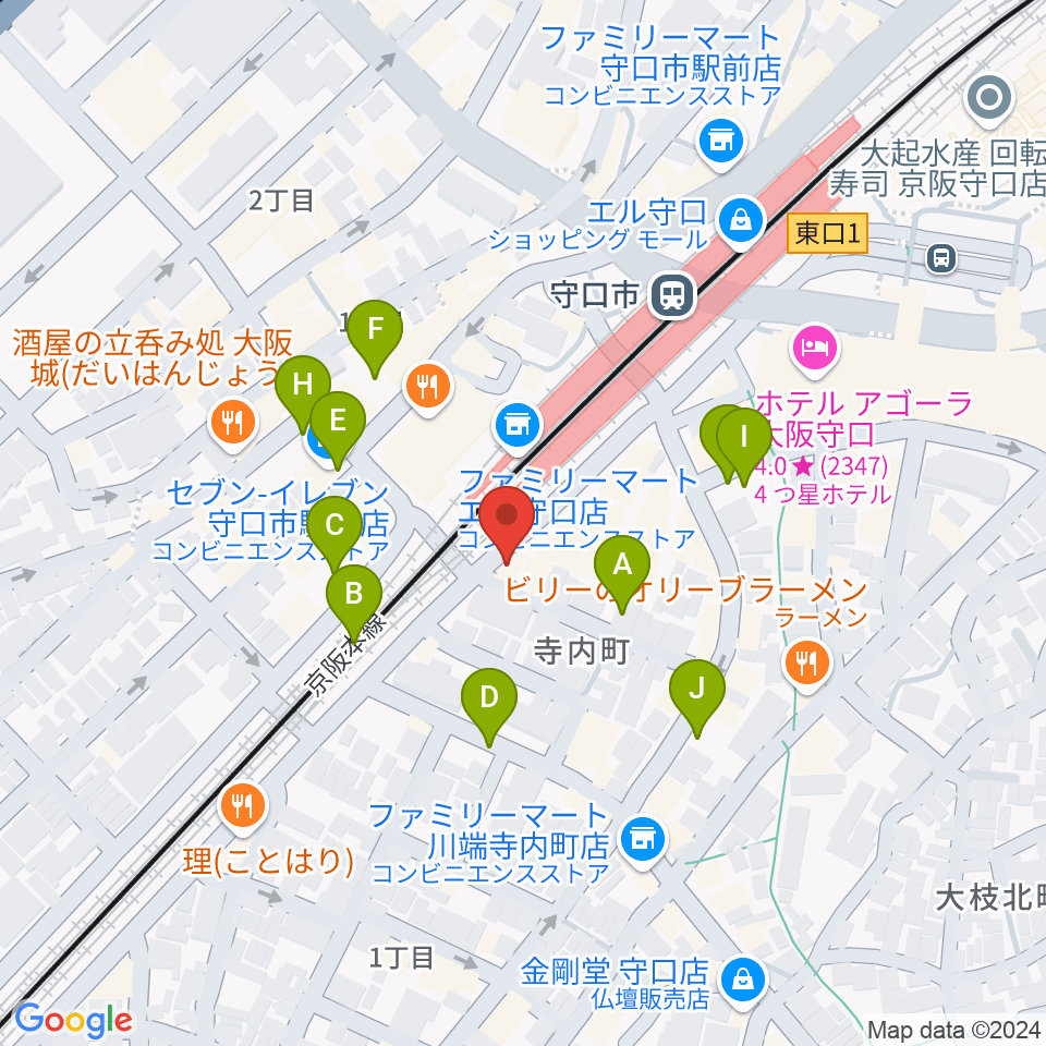 studio HEMP周辺の駐車場・コインパーキング一覧地図