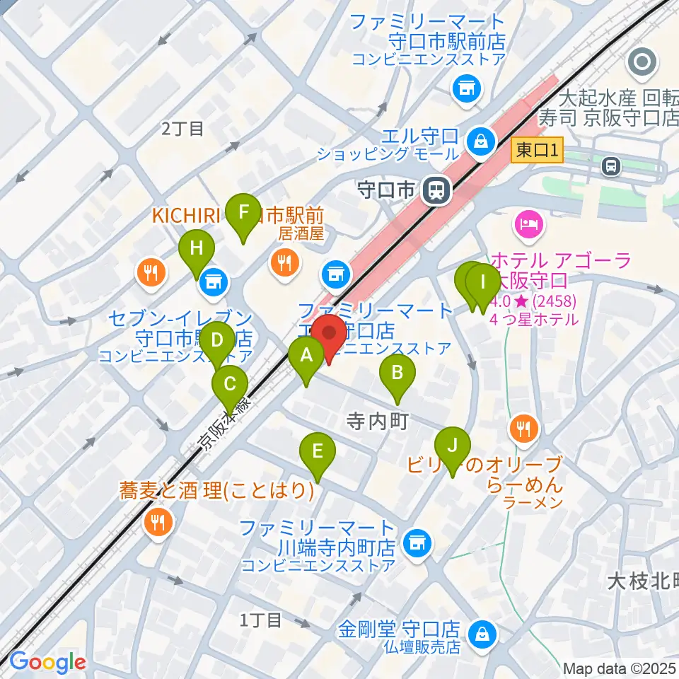 studio HEMP周辺の駐車場・コインパーキング一覧地図