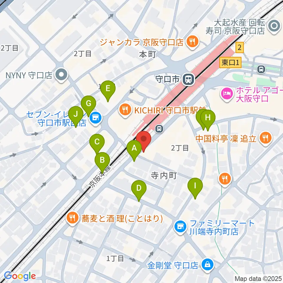 studio HEMP周辺の駐車場・コインパーキング一覧地図