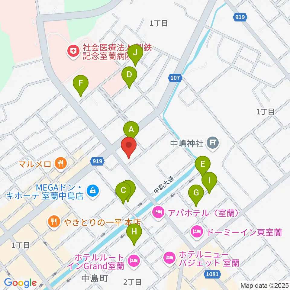 Live cafe Soliste周辺の駐車場・コインパーキング一覧地図