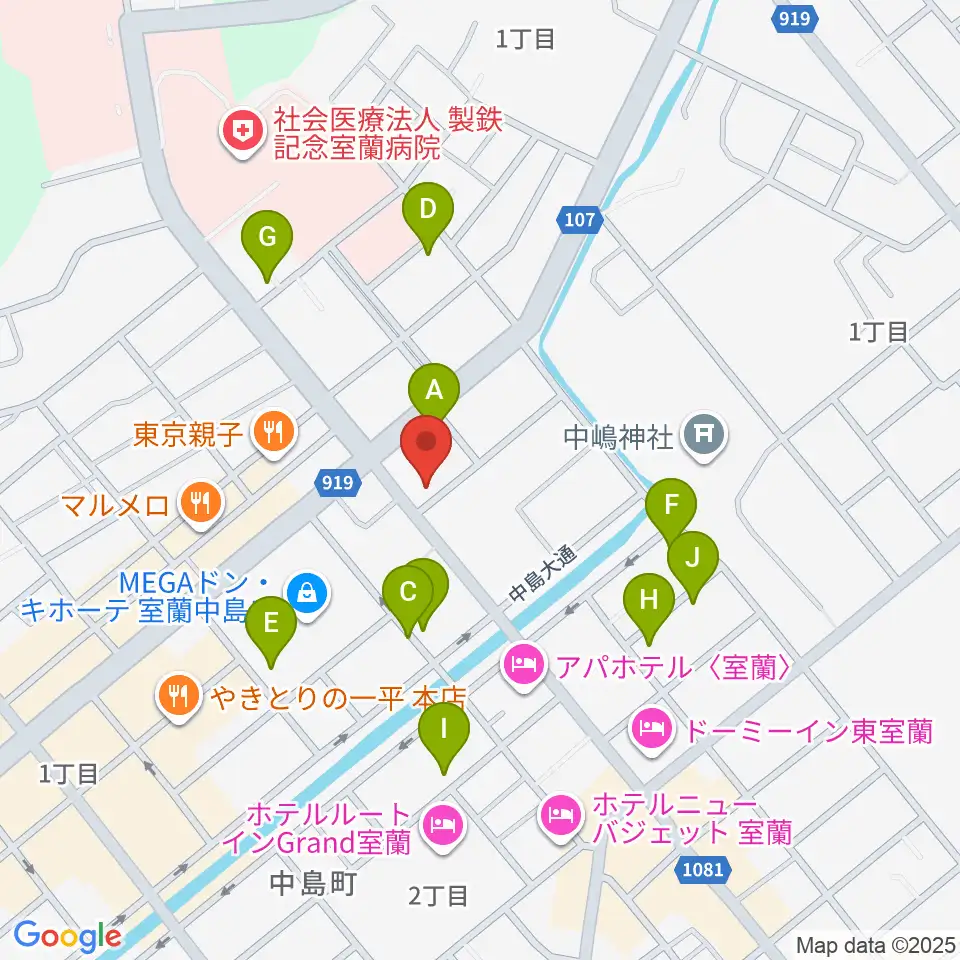 Live cafe Soliste周辺の駐車場・コインパーキング一覧地図