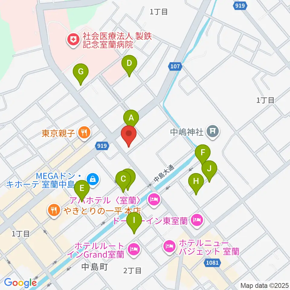 Live cafe Soliste周辺の駐車場・コインパーキング一覧地図