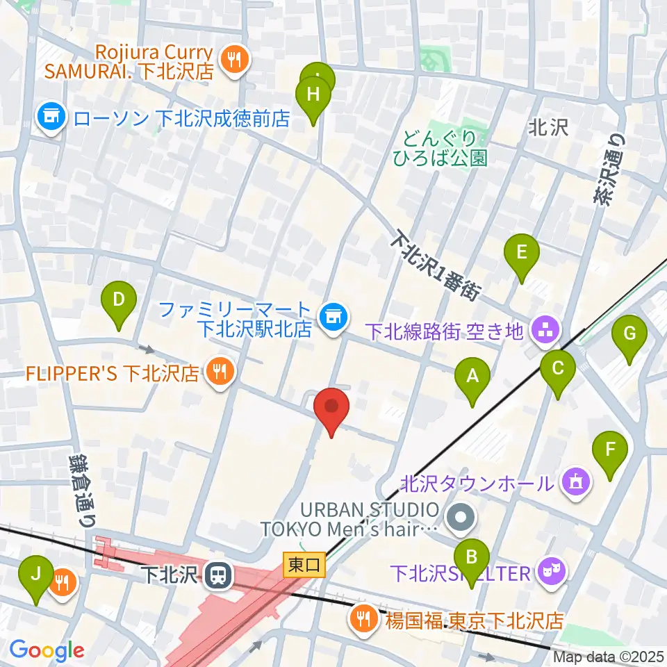 下北沢アレイホール周辺の駐車場・コインパーキング一覧地図