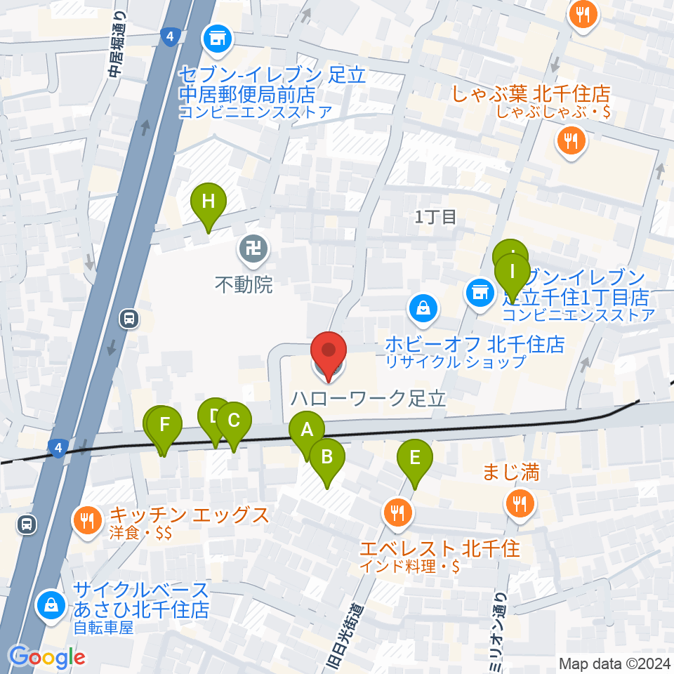 東京芸術センター ピアノラウンジ周辺の駐車場・コインパーキング一覧地図