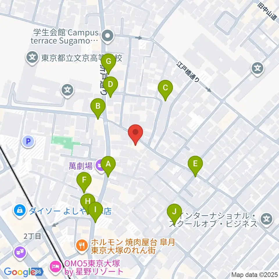 大塚GRECO周辺の駐車場・コインパーキング一覧地図