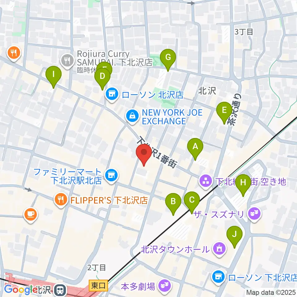 下北沢ERA周辺の駐車場・コインパーキング一覧地図