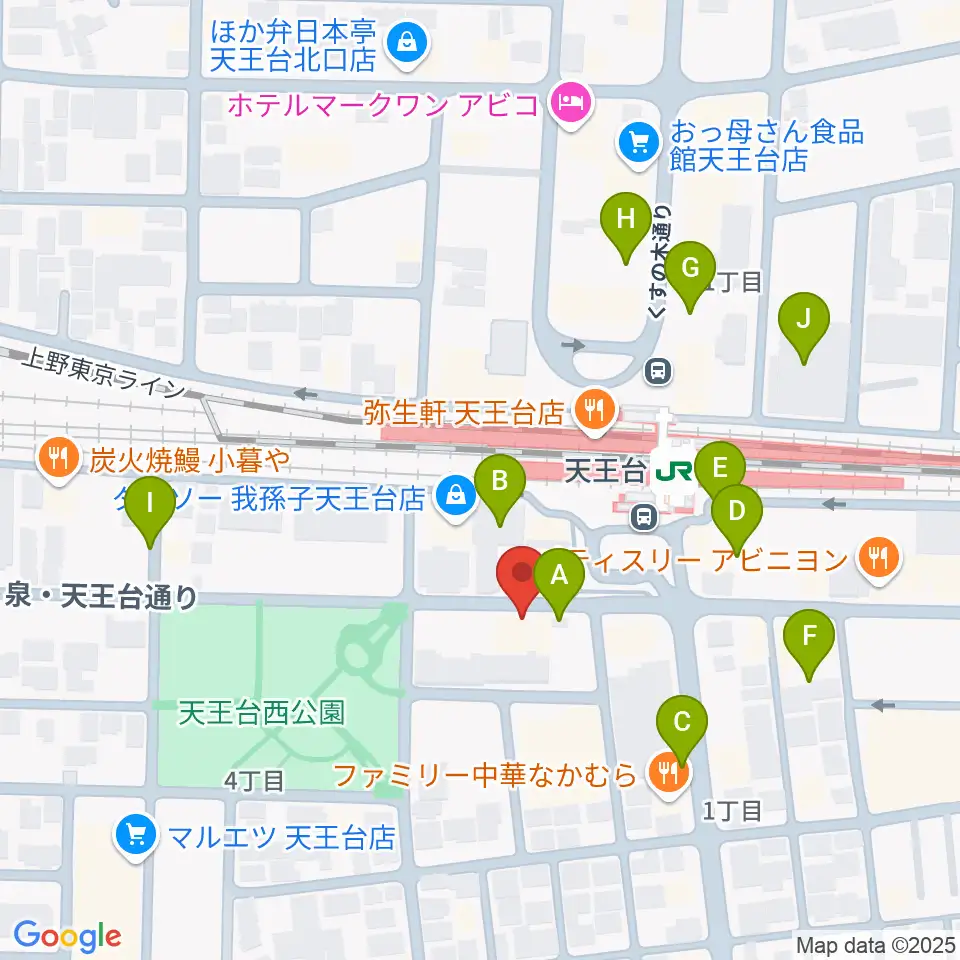オールディスプレイ・ハコ周辺の駐車場・コインパーキング一覧地図