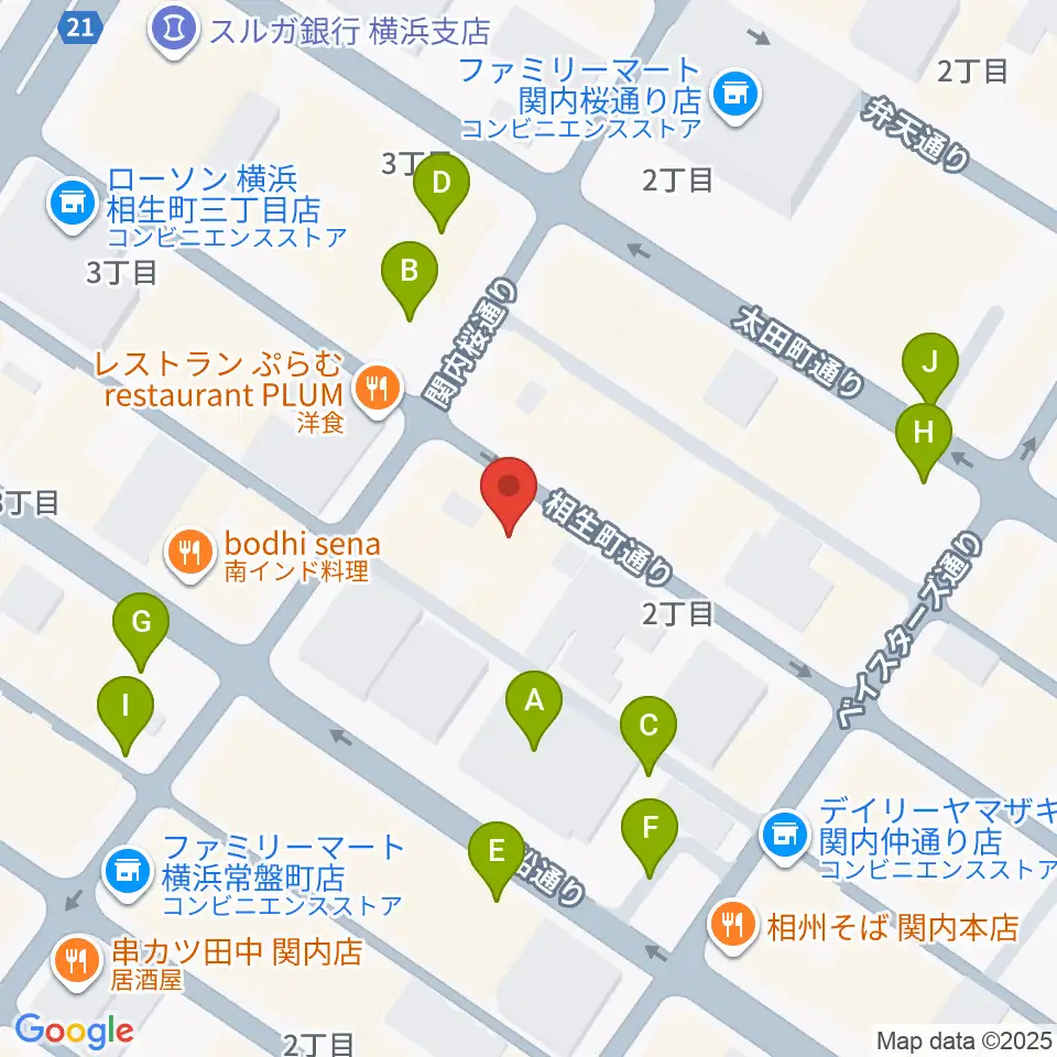 BarBarBar音楽院周辺の駐車場・コインパーキング一覧地図