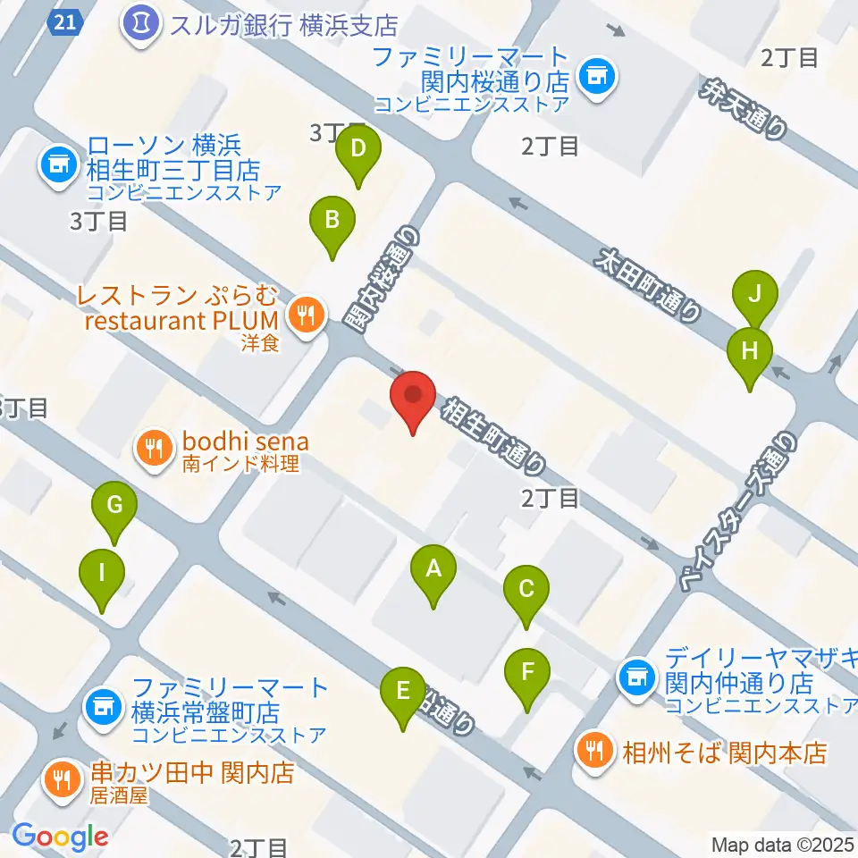 BarBarBar音楽院周辺の駐車場・コインパーキング一覧地図