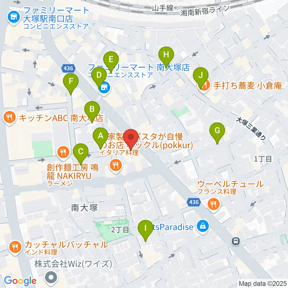 大塚ドンファン周辺の駐車場・コインパーキング一覧地図