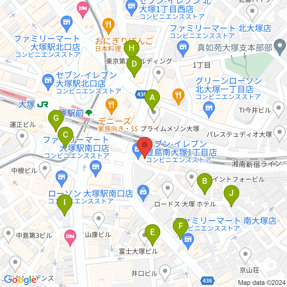 大塚シスイドゥー周辺の駐車場・コインパーキング一覧地図