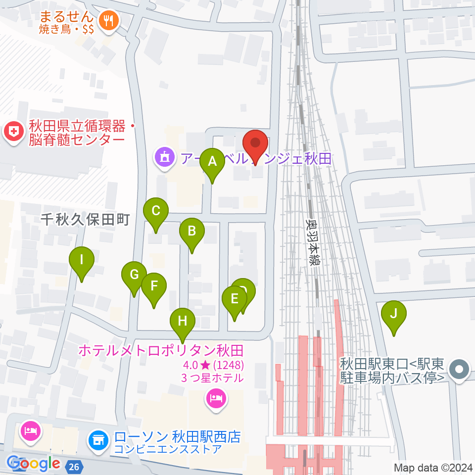 ファンミュージックシステムズ周辺の駐車場・コインパーキング一覧地図