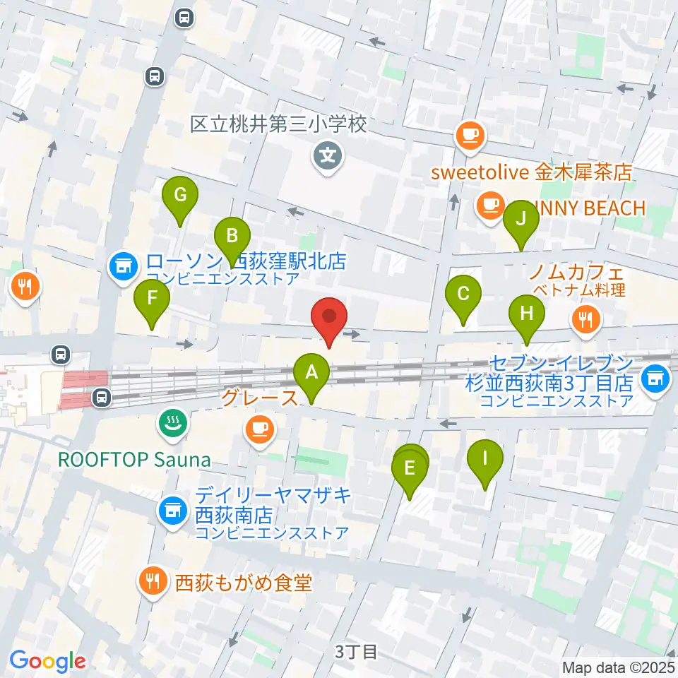 音や金時周辺の駐車場・コインパーキング一覧地図