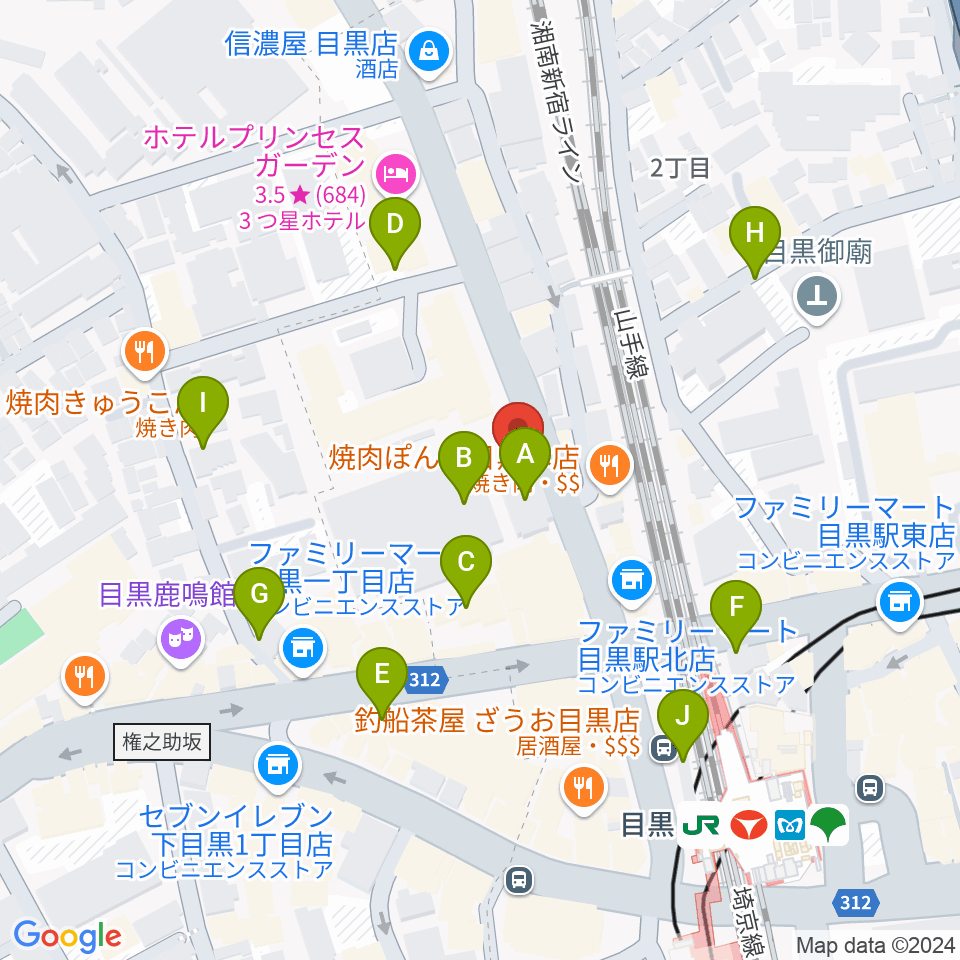 弦楽器専門店シレーナ周辺の駐車場・コインパーキング一覧地図