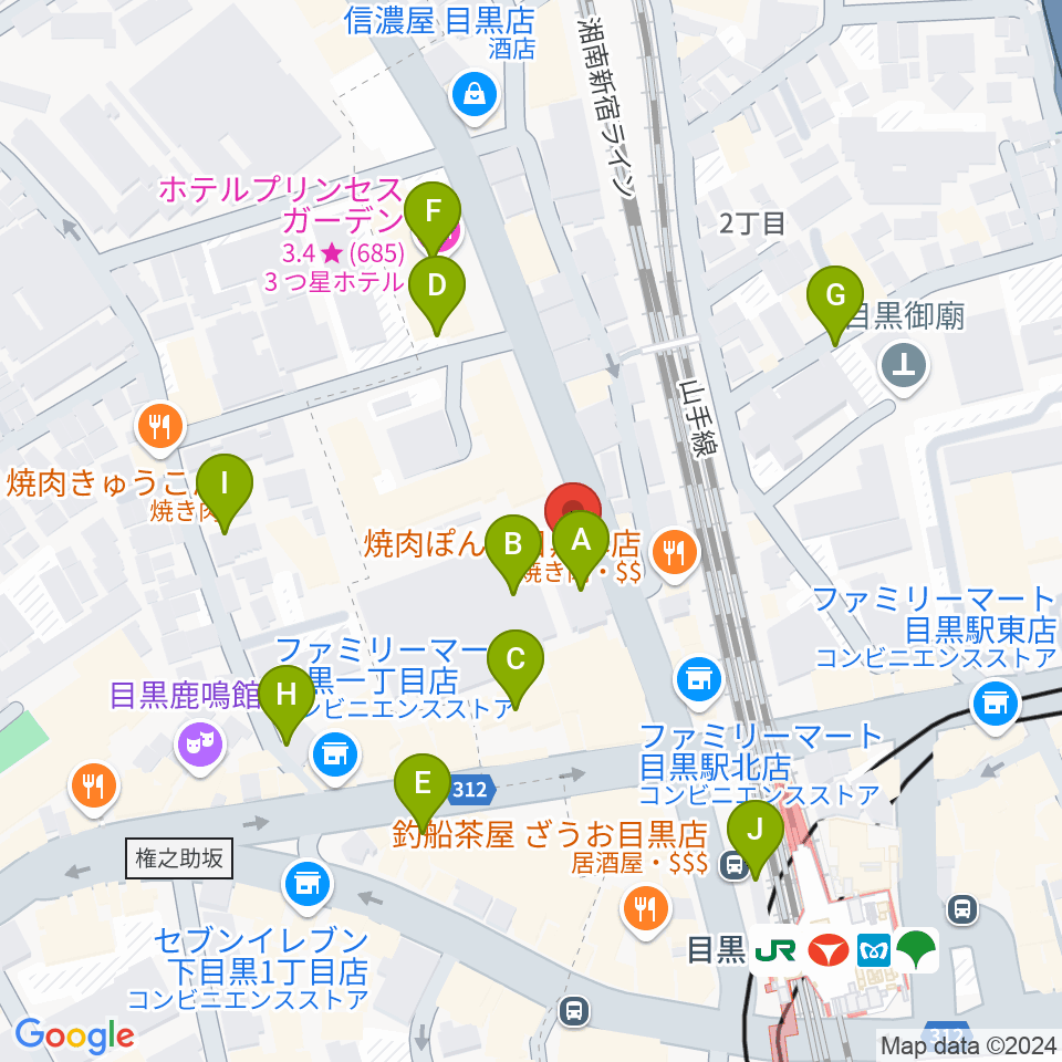 弦楽器専門店シレーナ周辺の駐車場・コインパーキング一覧地図