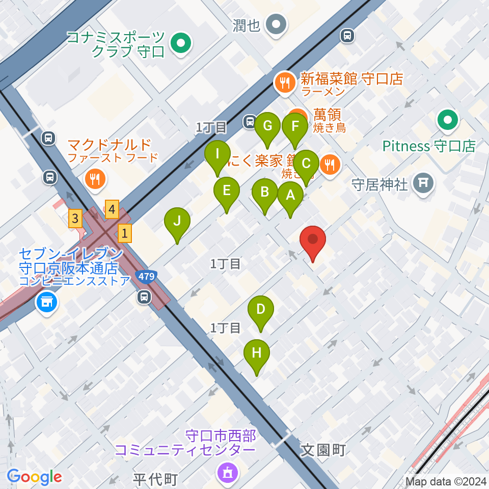 Studio Orque周辺の駐車場・コインパーキング一覧地図