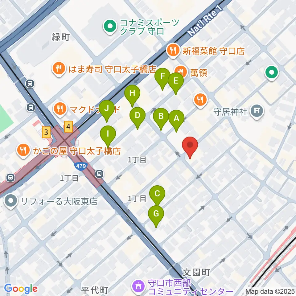 Studio Orque周辺の駐車場・コインパーキング一覧地図