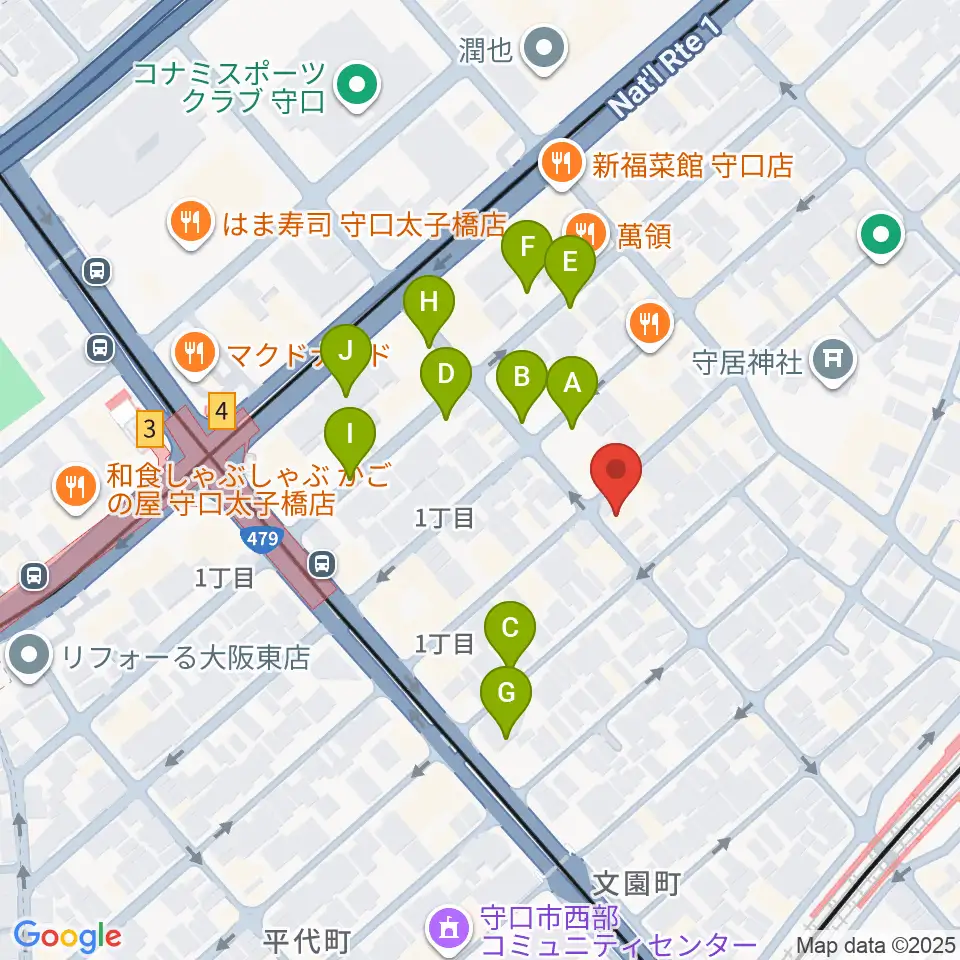 Studio Orque周辺の駐車場・コインパーキング一覧地図