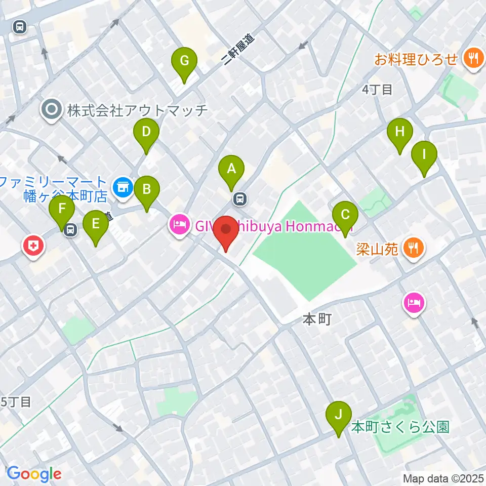 ライズワン周辺の駐車場・コインパーキング一覧地図