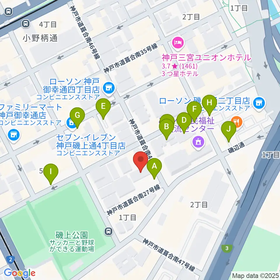 ケイステイション レコーディングスタジオ周辺の駐車場・コインパーキング一覧地図