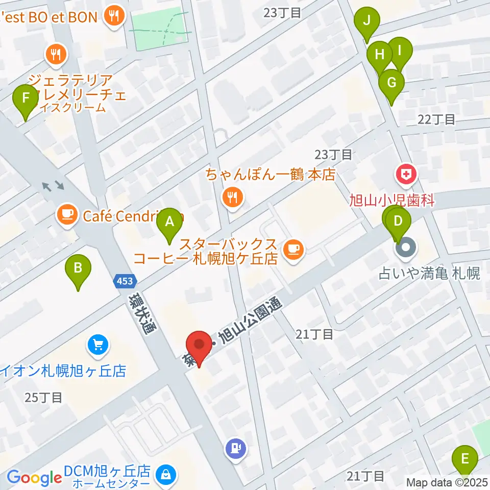 エレキ堂周辺の駐車場・コインパーキング一覧地図
